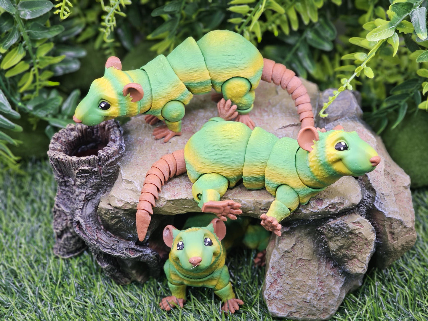 Cute Rat Articulated 3D Printed