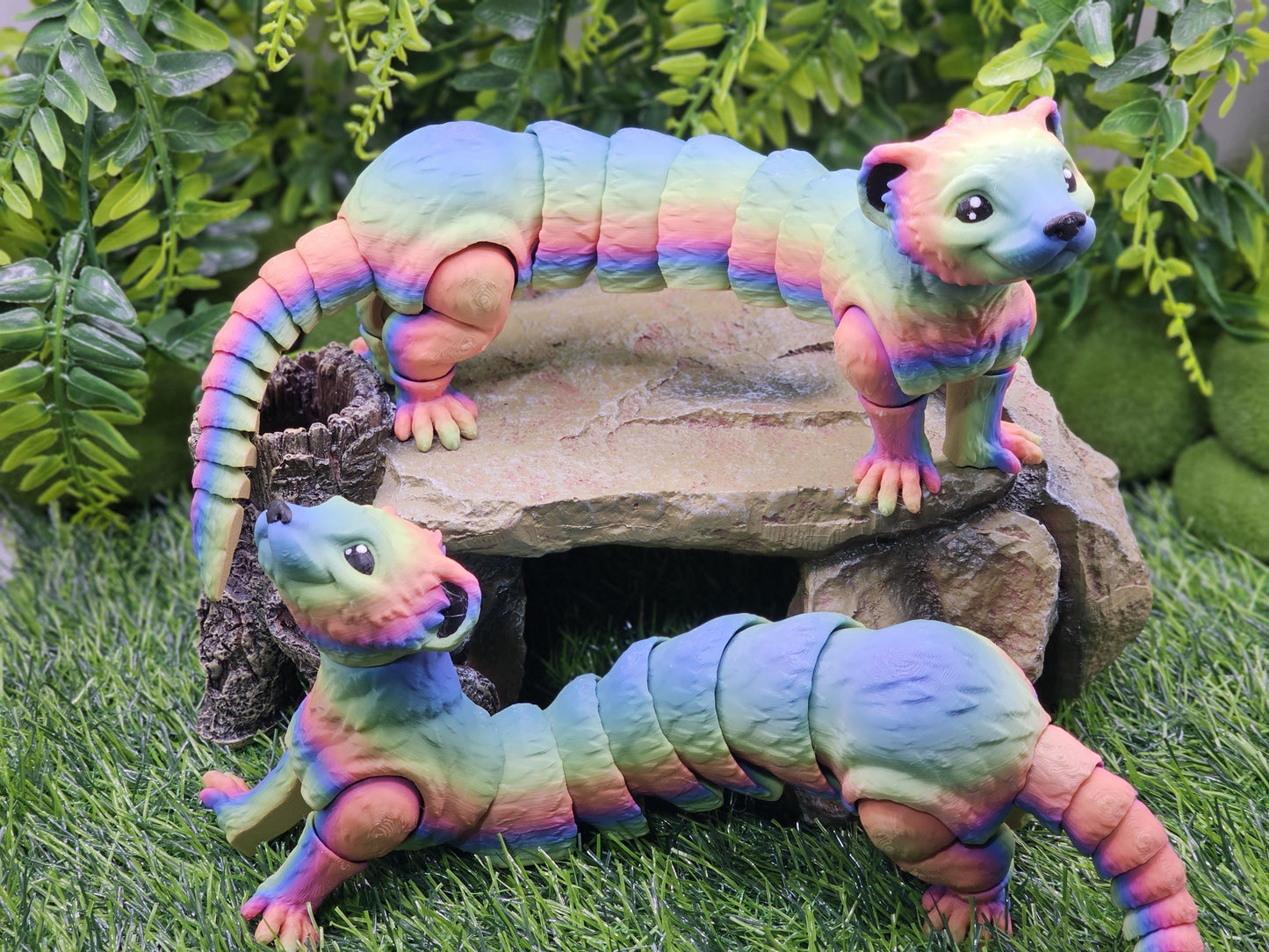 Ferret Cute Articulated 3D Printed