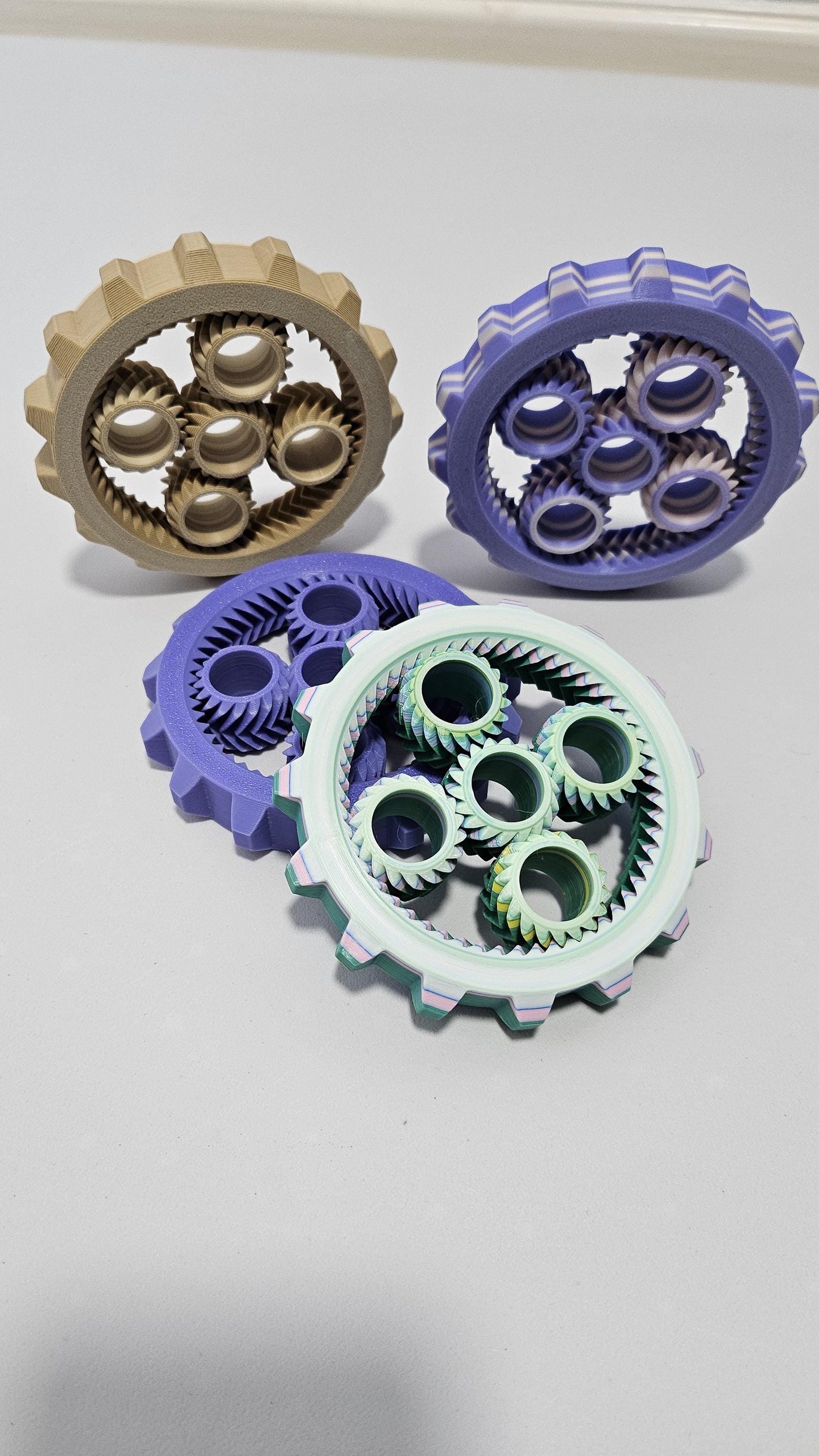 Gear Fidget Spinner - Unique Stress Relief & Focus Tool