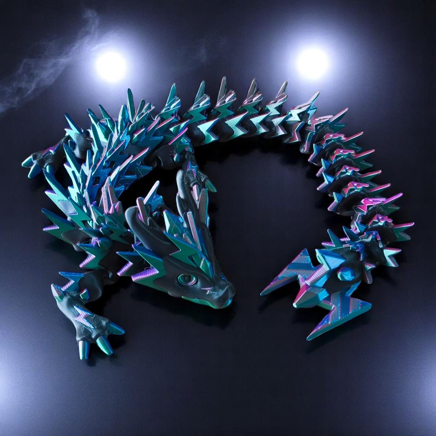 Epic 3D Printed Thundershard Dragon – 58cm Long Collectible Model – Fantasy Decor – Unique Gift for Dragon Lovers
