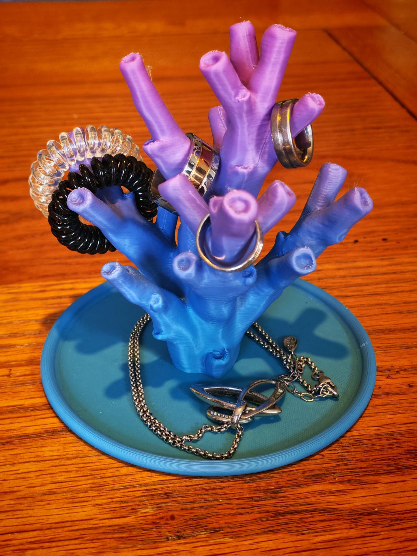 Rainbow Coral Jewellery Display | Ocean-Inspired Stand for Earrings, Rings and Bracelets | Available in Regular & Large Sizes