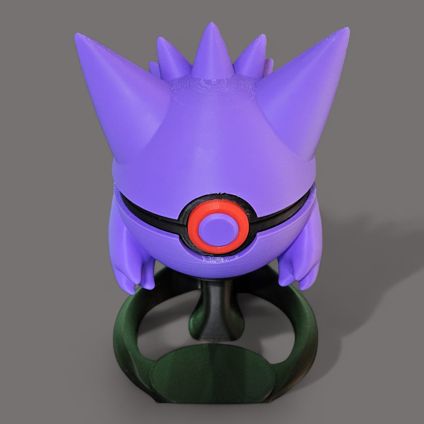 🌟 3D Printed Gengar Pokéball with Stand & Mini Gengar Figure – Opening Pokéball for Collectors & Fans 🌟