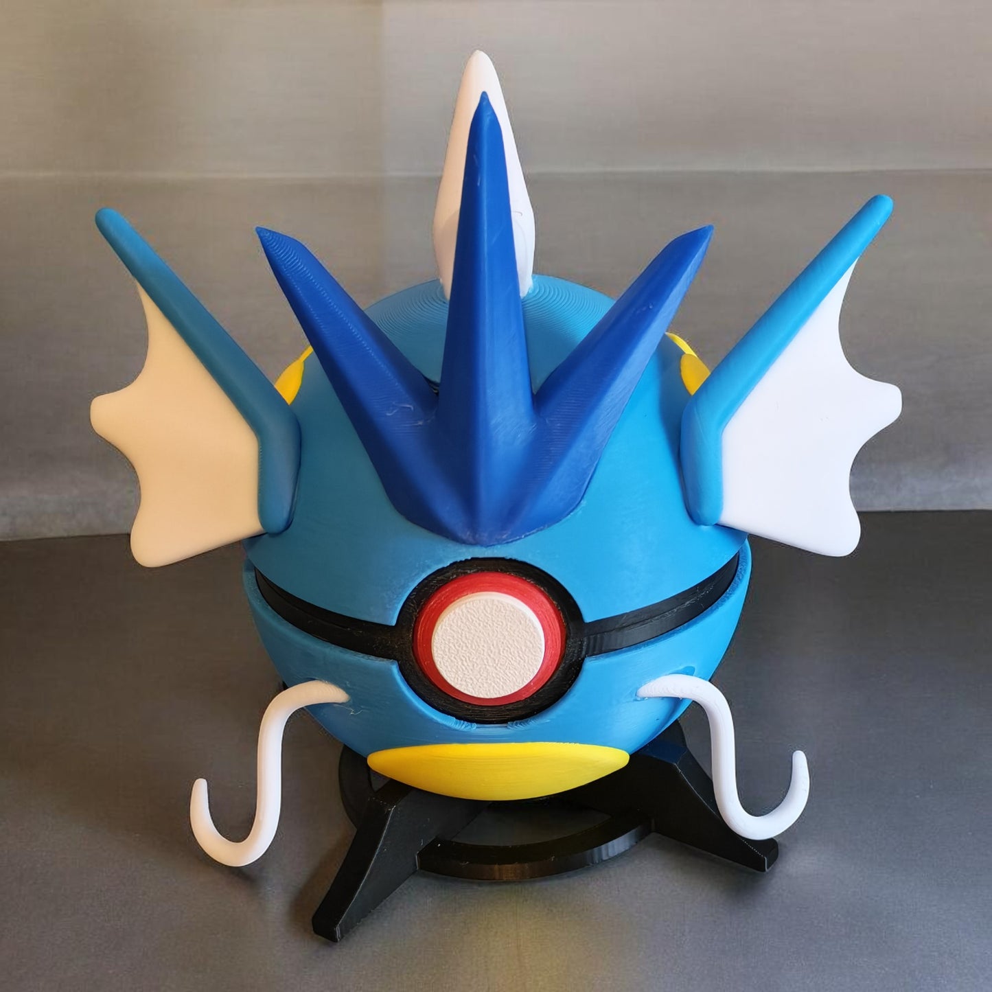 🌟 3D Printed Gyarados with Stand & Mini  Gyarados Figure – Opening Pokéball for Collectors & Fans 🌟