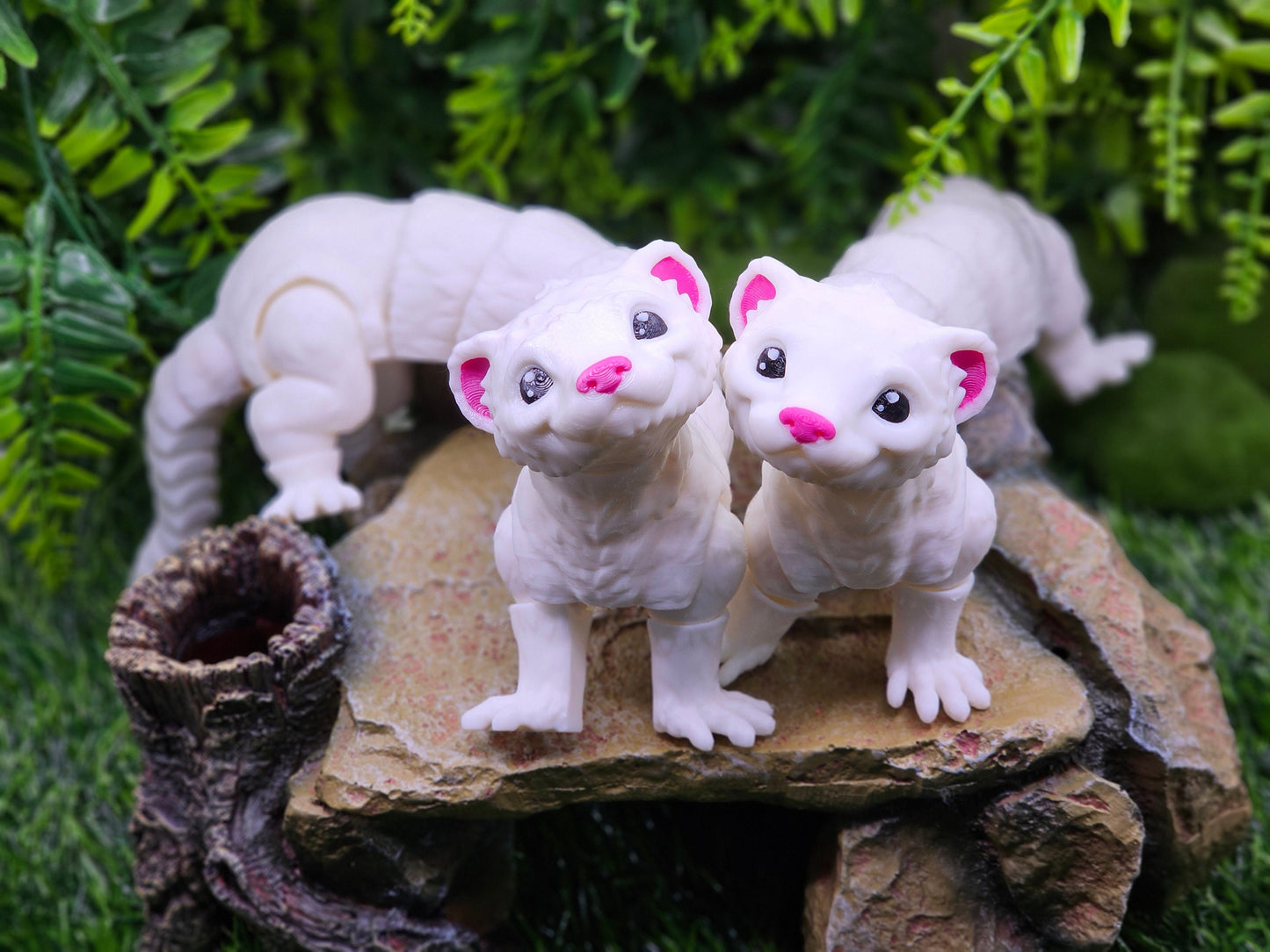 Ferret Cute Articulated 3D Printed