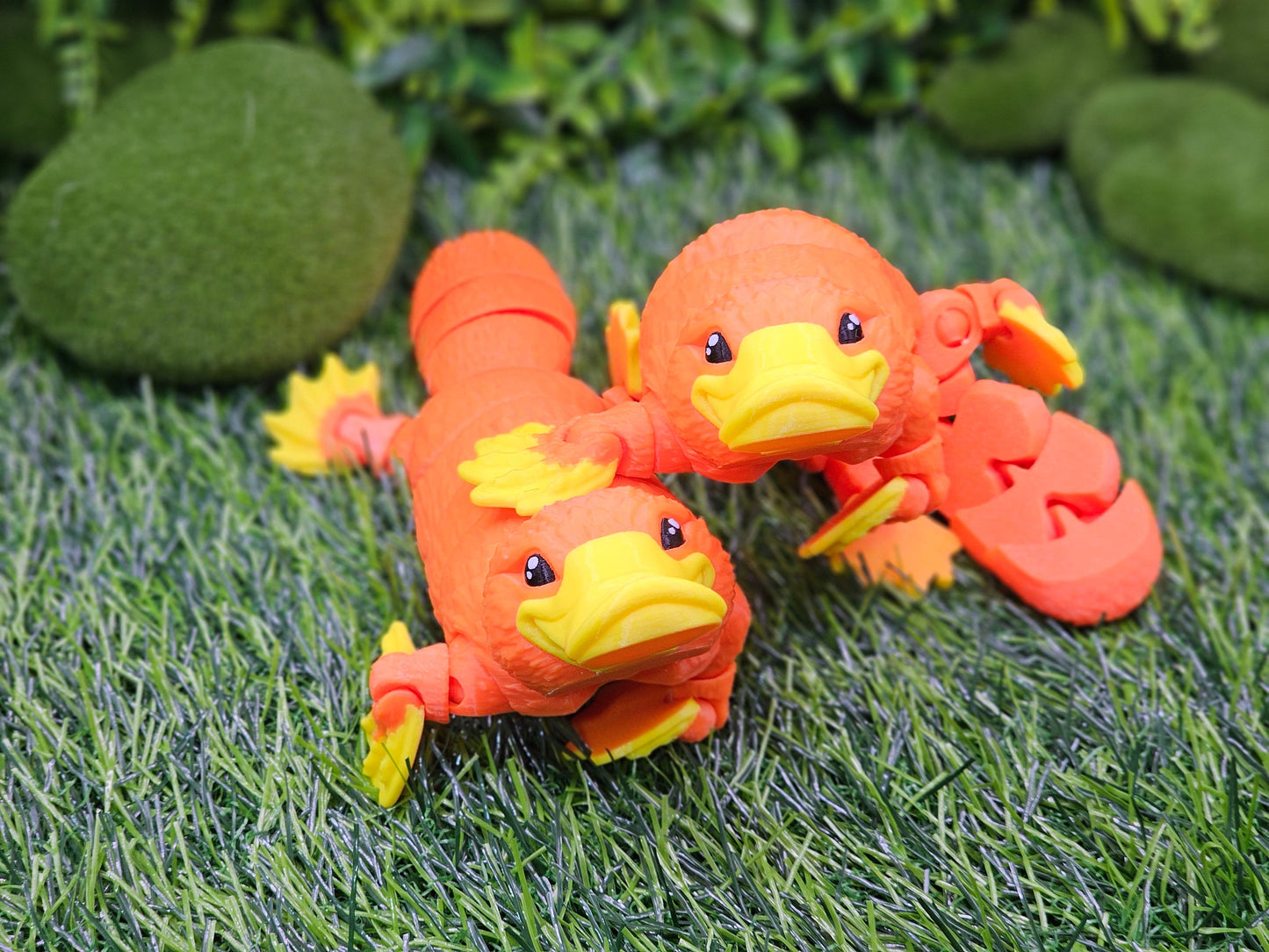 Custom 3D Printed Duck-Billed Platypus - Articulated Desktop Toy by MatMire_Makes