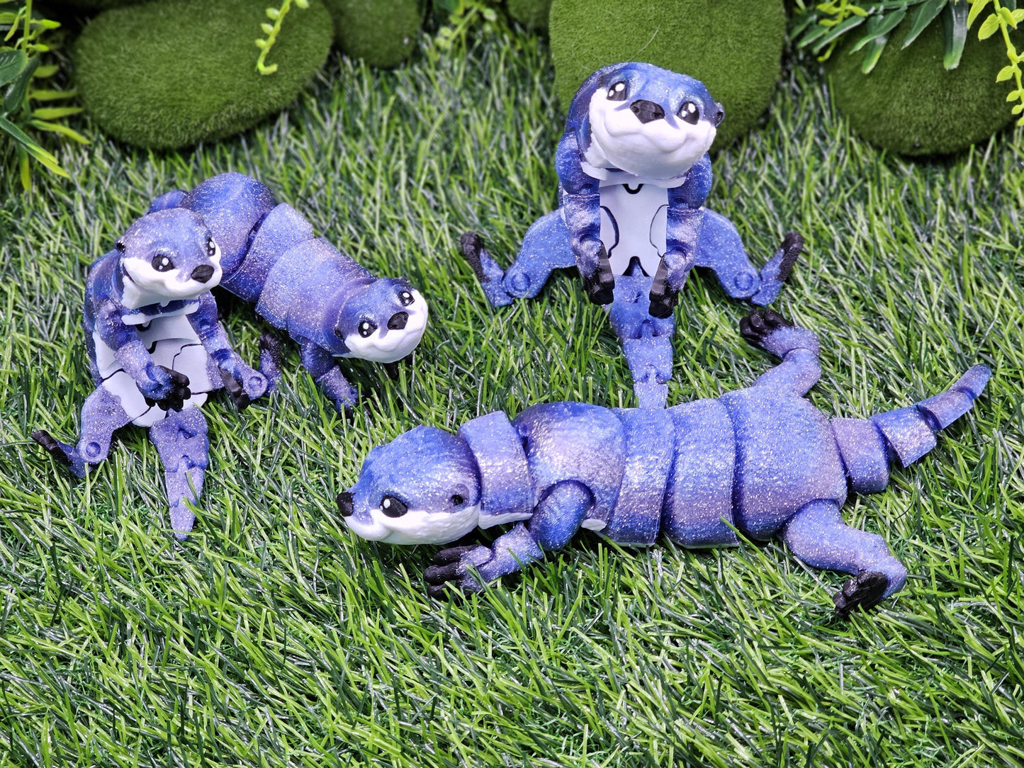 Adorable 3D Printed Otter Figurine, Articulated, Perfect Gift for Animal Lovers