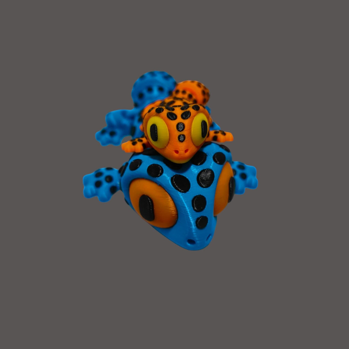 Articulated Leopard Gecko model. fidget toy, cute desk buddy - Available in Mini and Big