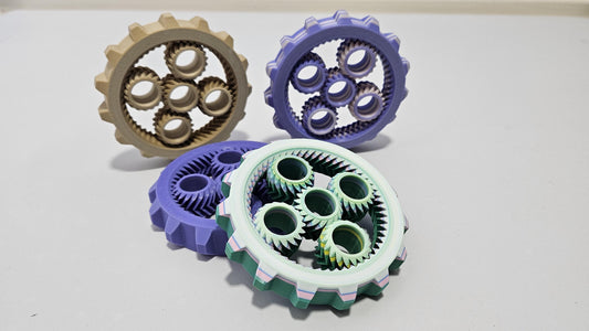 Gear Fidget Spinner - Unique Stress Relief & Focus Tool