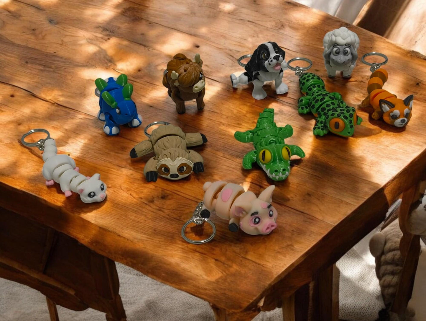 Adorable Animal Keyrings Collection - Cute Keychains