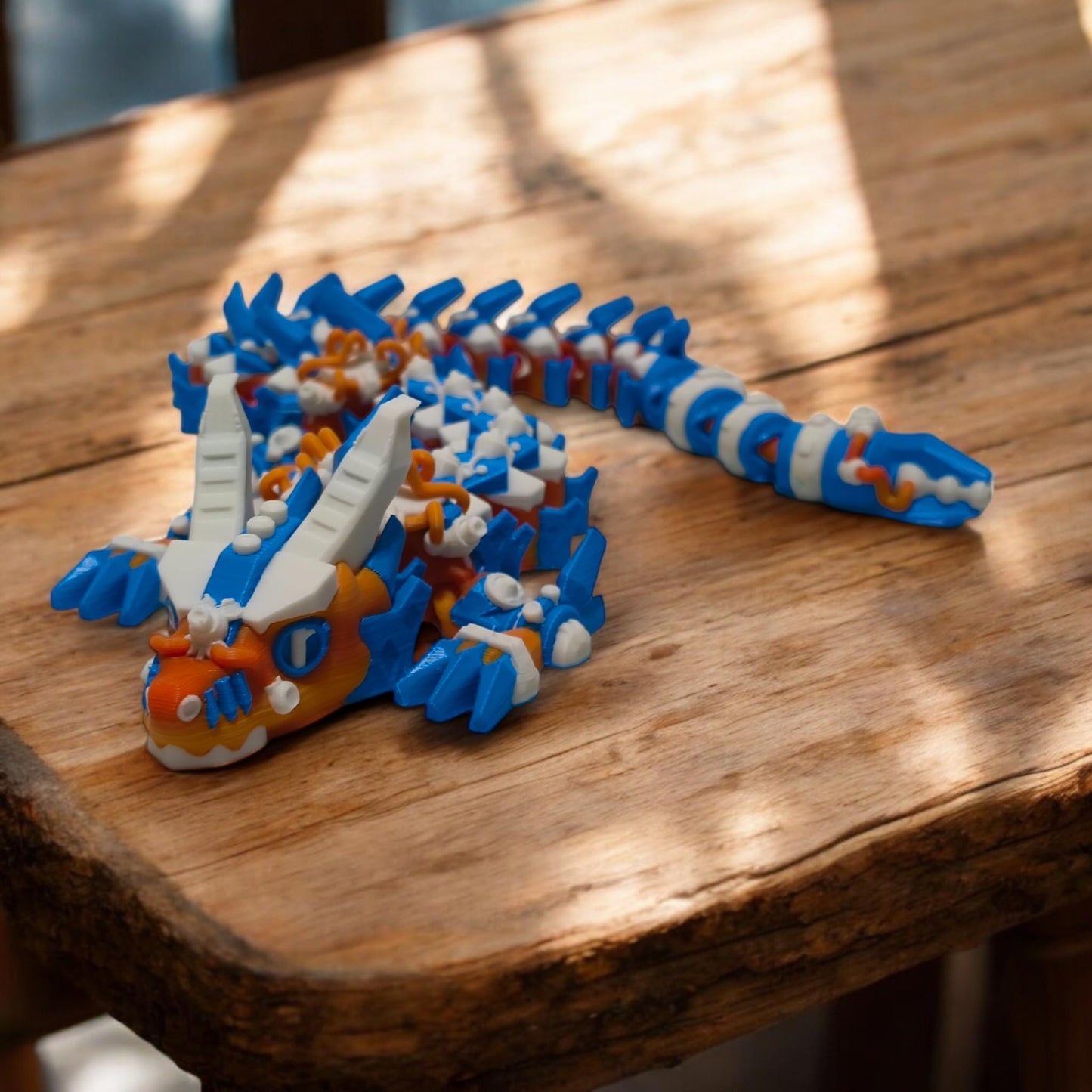 CyberFang Dragon - 3D Printed Guardian dragon of the Cyber World - Sabre 3D design