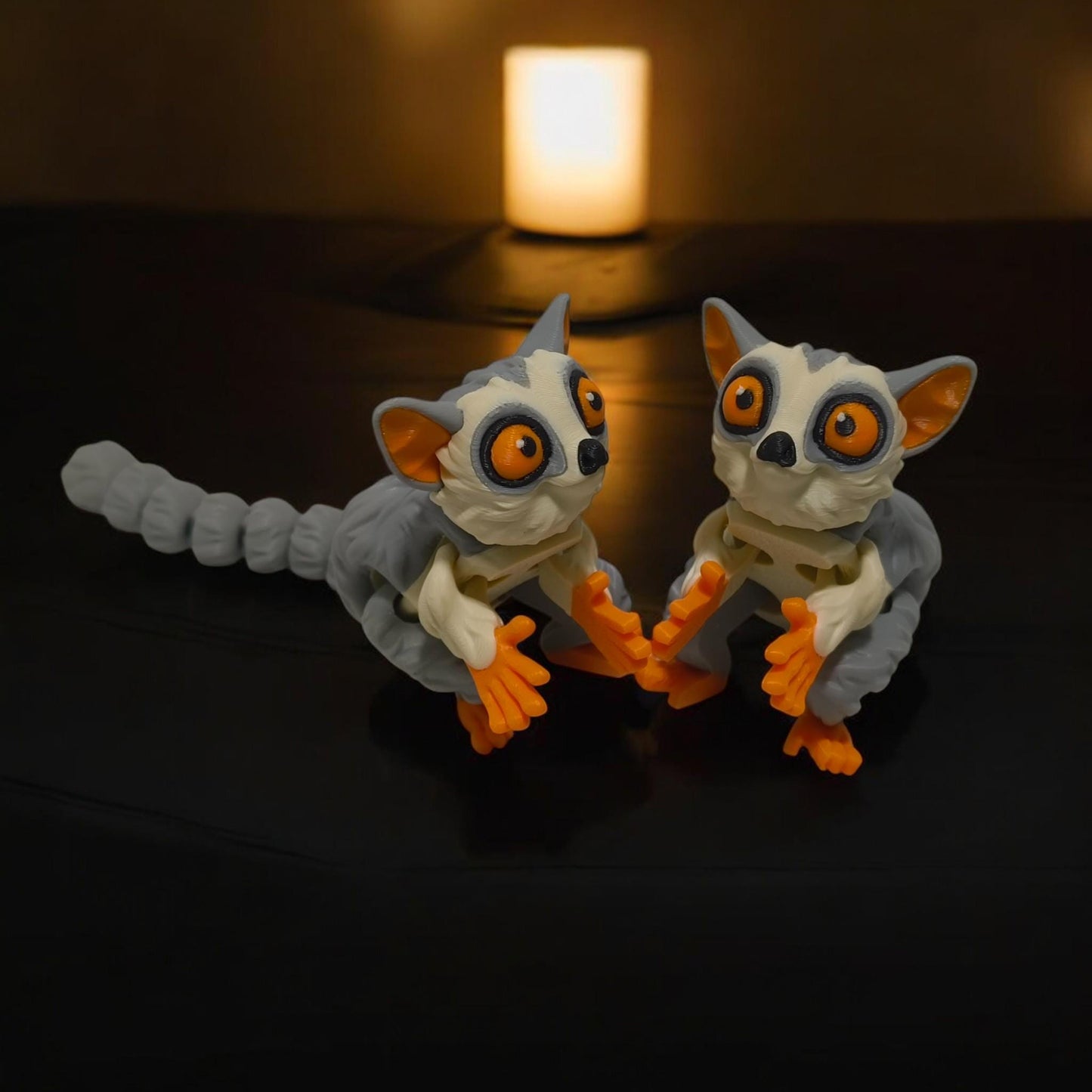 3D Printed Bush Baby (Galago) - Cute & Customizable | Small, Medium, Large Sizes | Adorable Animal Collectible | Perfect Gift