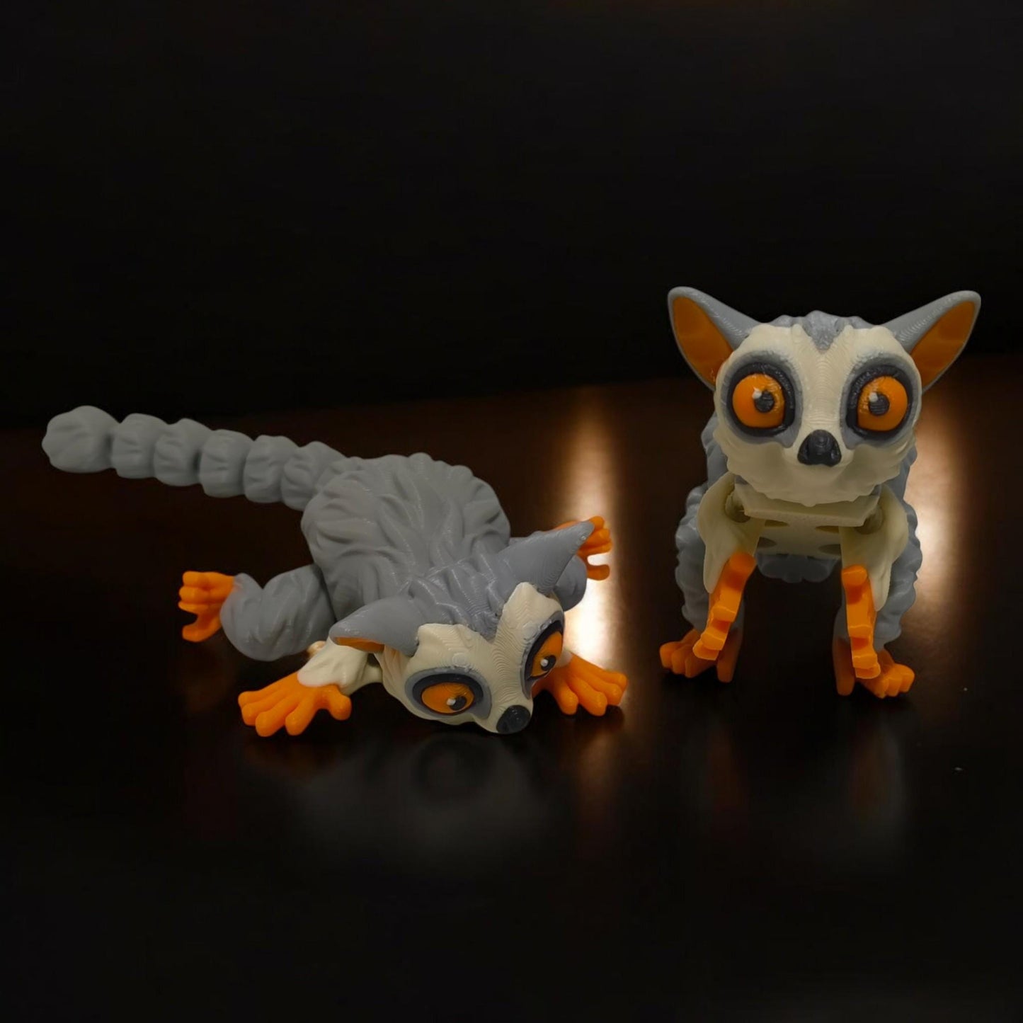 3D Printed Bush Baby (Galago) - Cute & Customizable | Small, Medium, Large Sizes | Adorable Animal Collectible | Perfect Gift