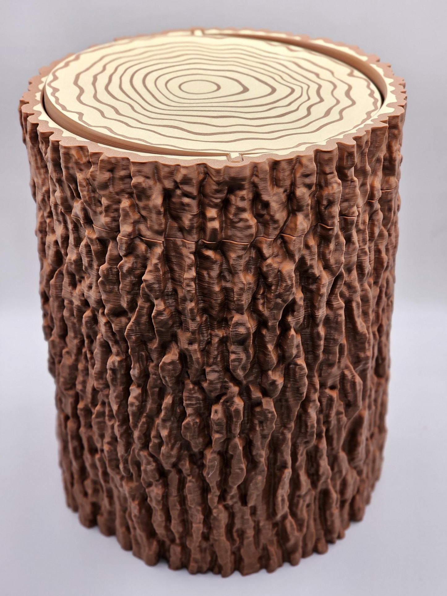 Gazzaladra 3D Printed Log Bin with Swing Lid – Stylish & Functional Storage