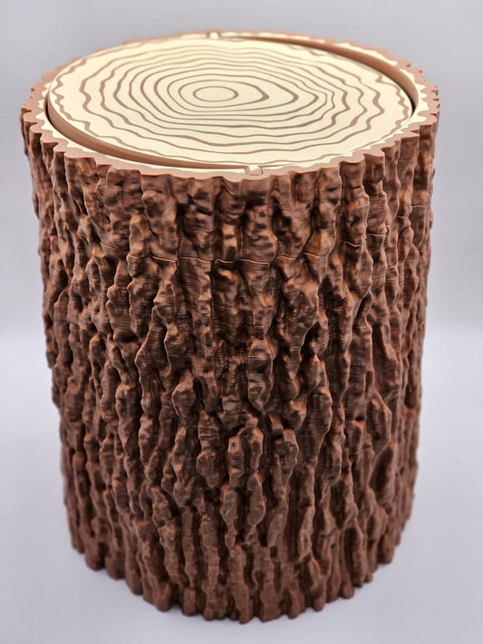 Gazzaladra 3D Printed Log Bin with Swing Lid – Stylish & Functional Storage