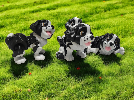 Flexi Springer Spaniel Dog - Adorable Articulated Dog Collectible - sensory toy
