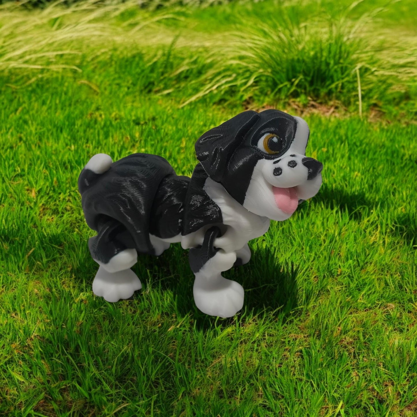 Flexi Springer Spaniel Dog - Adorable Articulated Dog Collectible - sensory toy