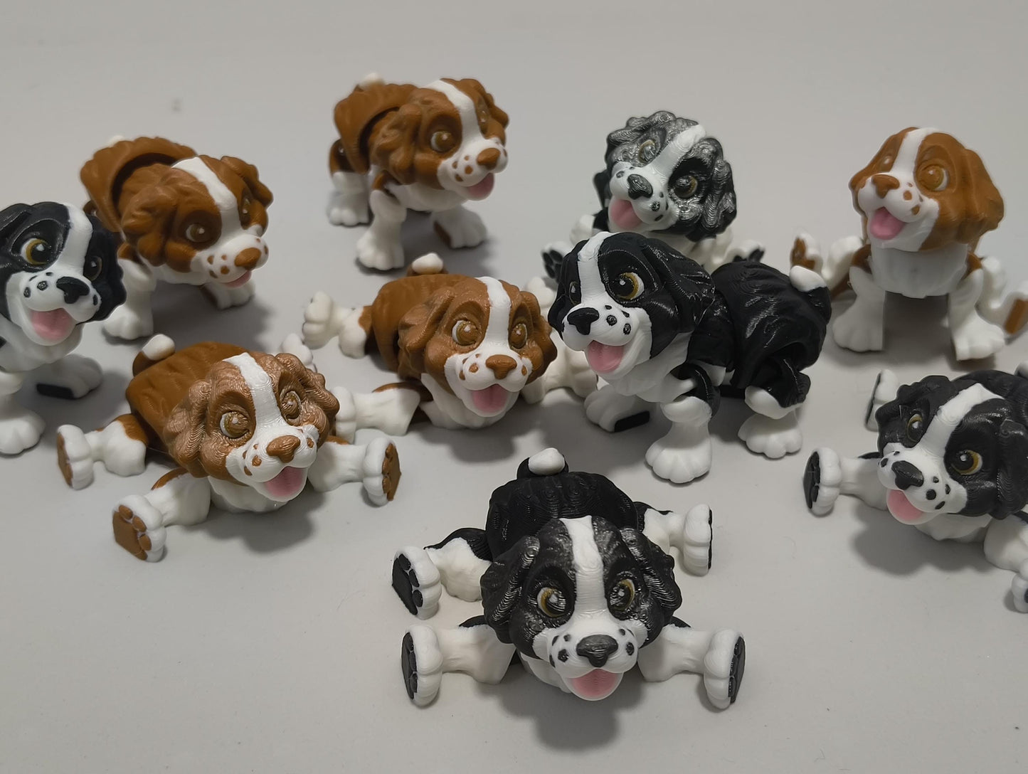 Flexi Springer Spaniel Dog - Adorable Articulated Dog Collectible - sensory toy