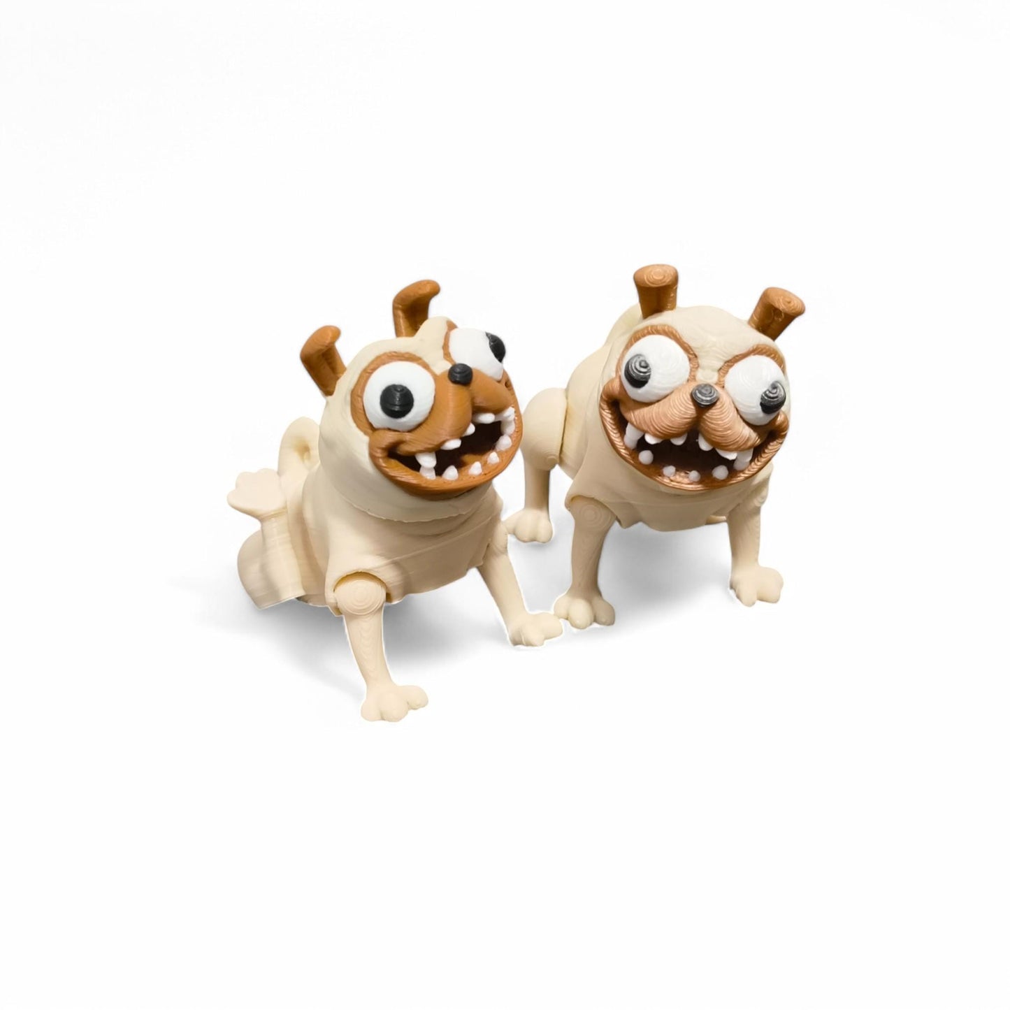 Small 3D-Printed Pug Figurine | Cute Dog Desk Decor | Handmade Pug Gift | Collectible Miniature Pug | Pet Lover’s Accessory
