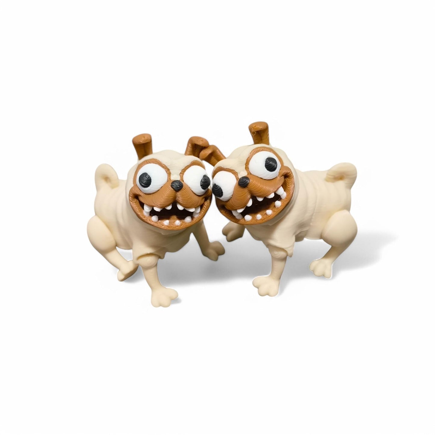 Small 3D-Printed Pug Figurine | Cute Dog Desk Decor | Handmade Pug Gift | Collectible Miniature Pug | Pet Lover’s Accessory