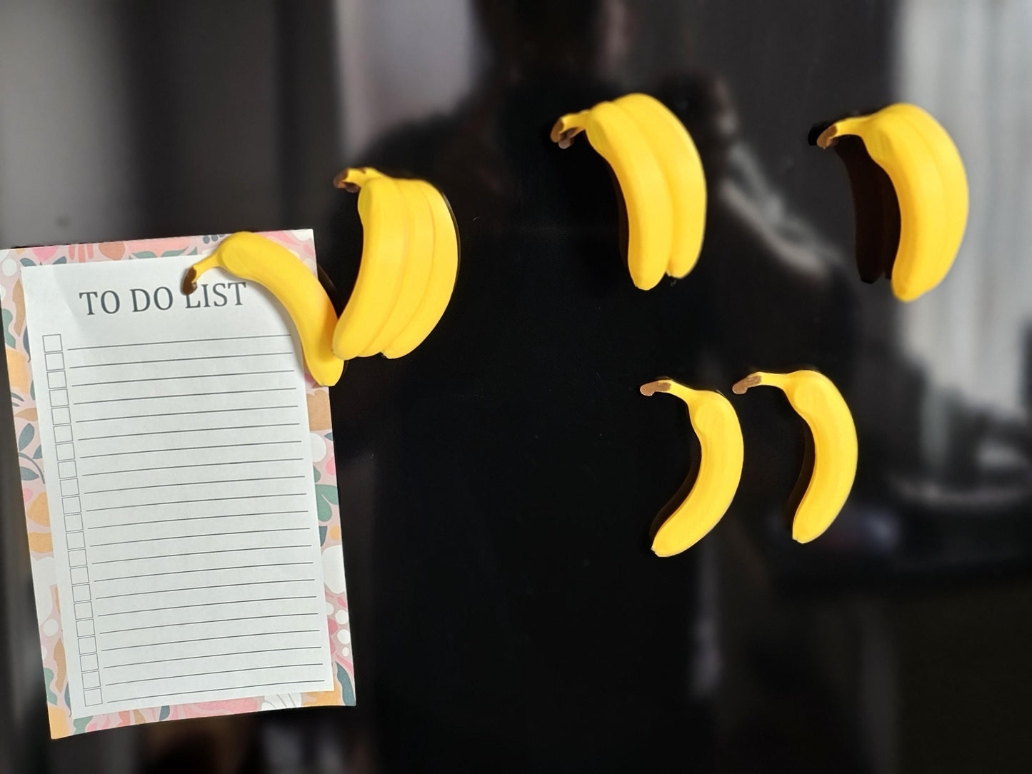Fun 3D-Printed Banana Fridge Magnets – Quirky Kitchen Decor by Gazzaladra Design