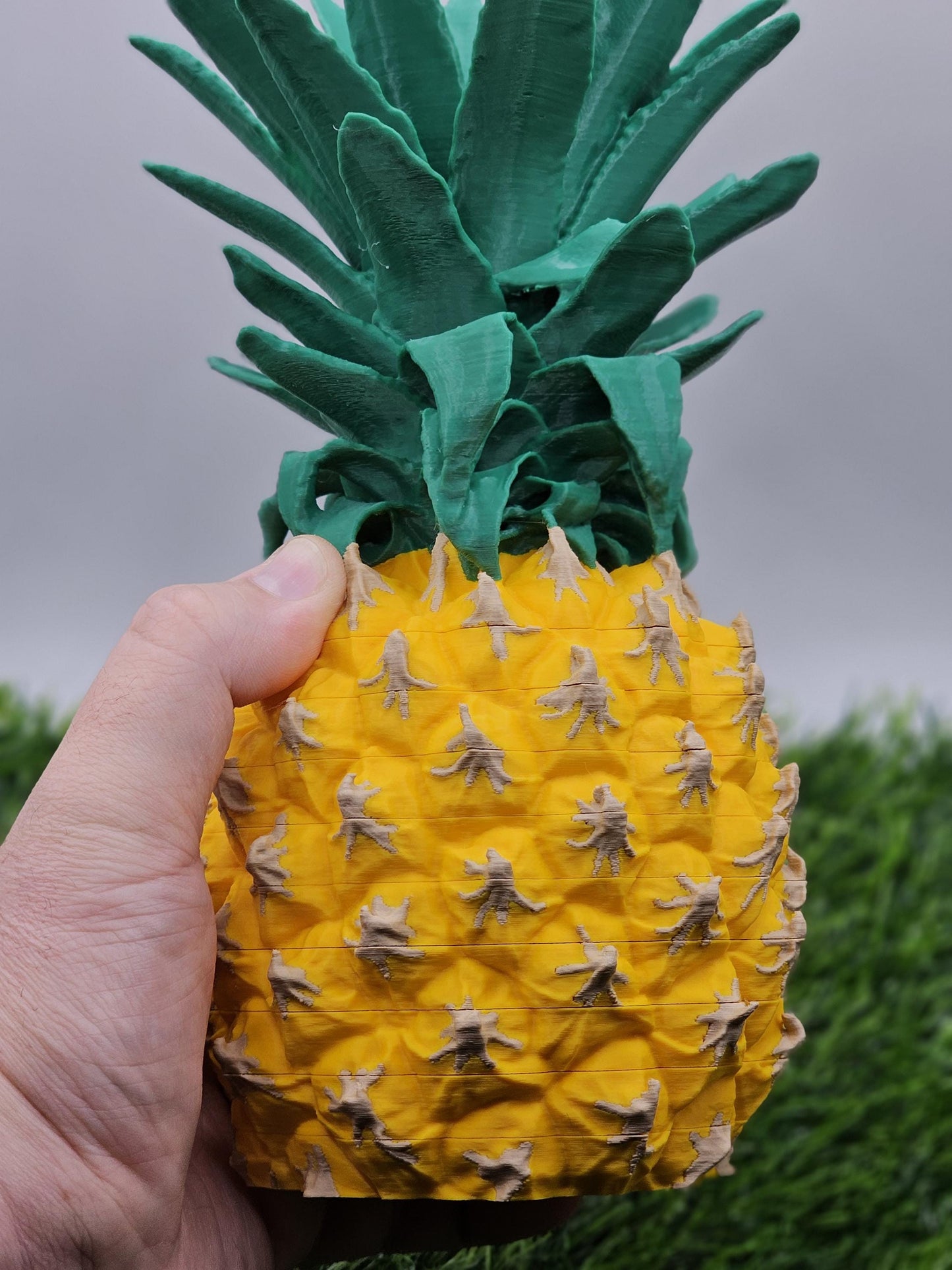 3D Printed Pineapple Coaster Set – Stackable Coasters (Set of 8) | Fun Tropical Decor | Designed by Gazzaladra