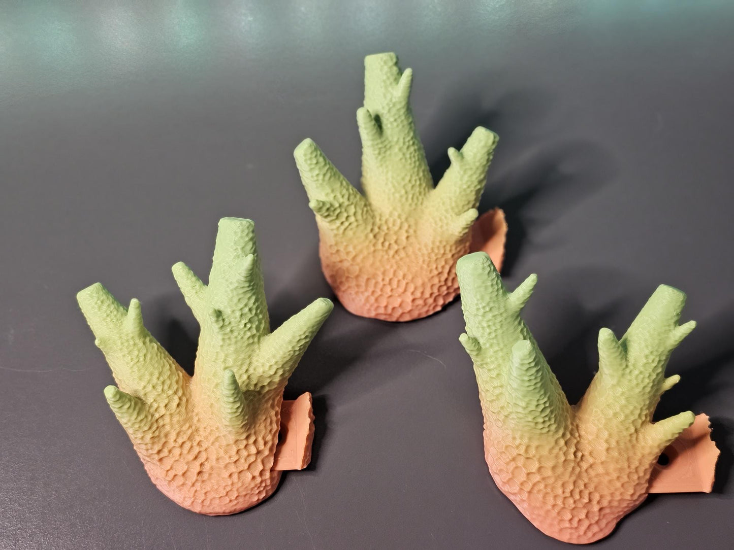Unique Caliendrum coral‑inspired 3D‑printed coat hook— perfect nautical home décor