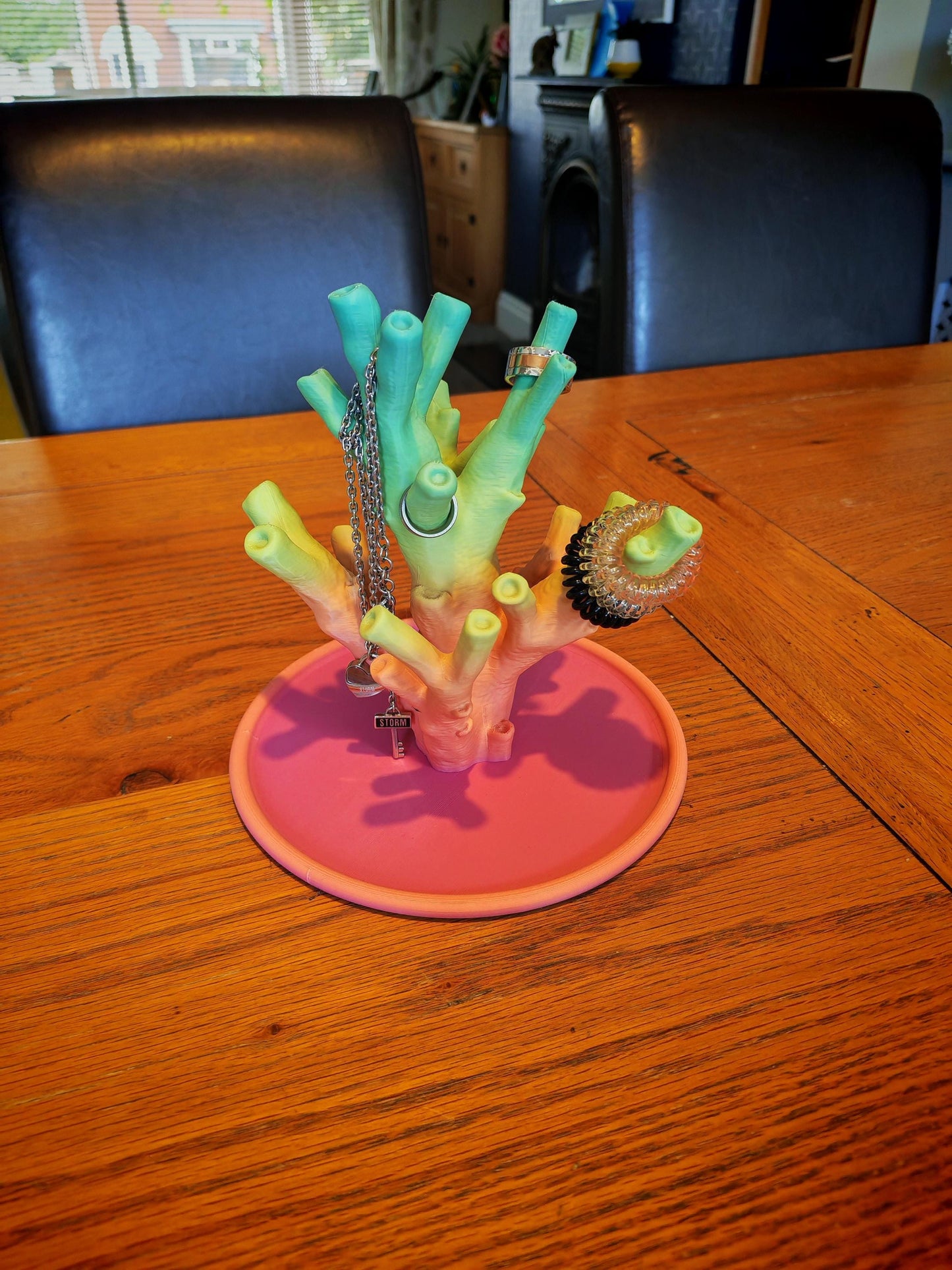 Rainbow Coral Jewellery Display | Ocean-Inspired Stand for Earrings, Rings and Bracelets | Available in Regular & Large Sizes