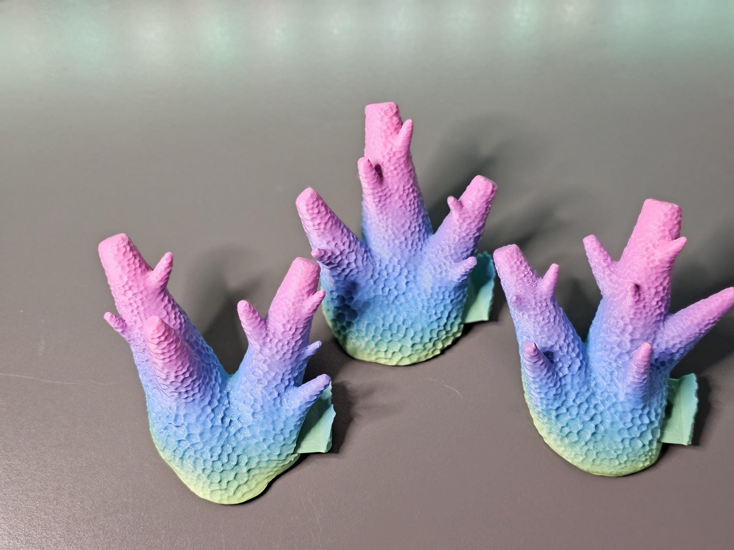 Unique Caliendrum coral‑inspired 3D‑printed coat hook— perfect nautical home décor