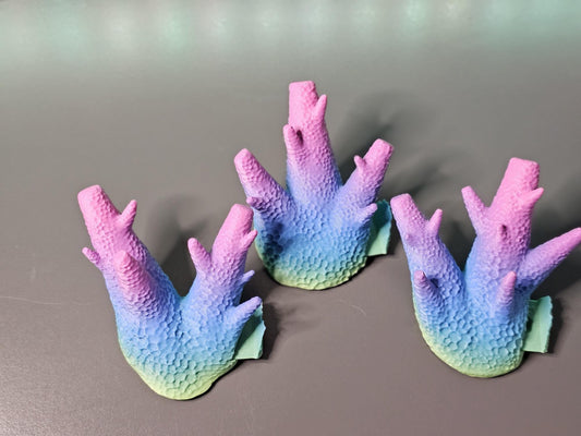 Unique Caliendrum coral‑inspired 3D‑printed coat hook— perfect nautical home décor