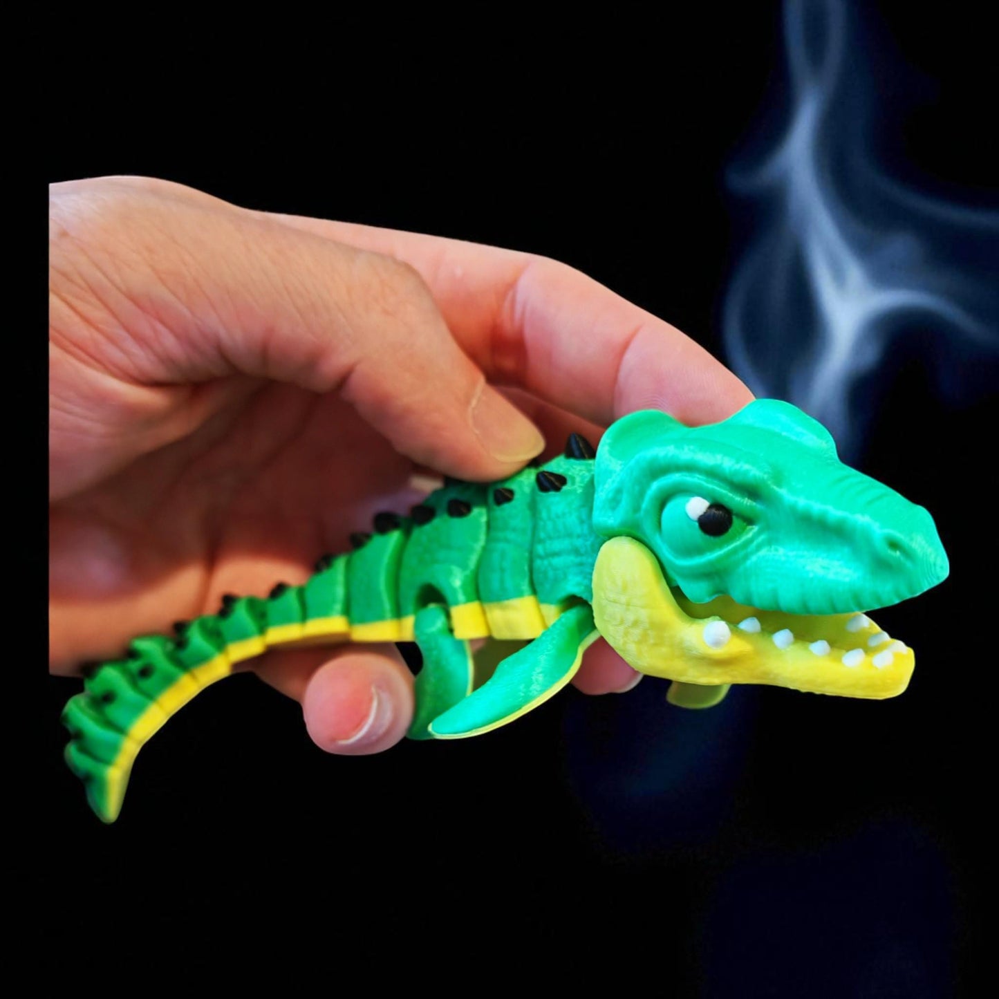 Little Biting Mosasaurus model – 3D Printed Articulated Dinosaur | Fidget Pet | Prehistoric Sea Creature Figure | Great Gift for Dino Fans