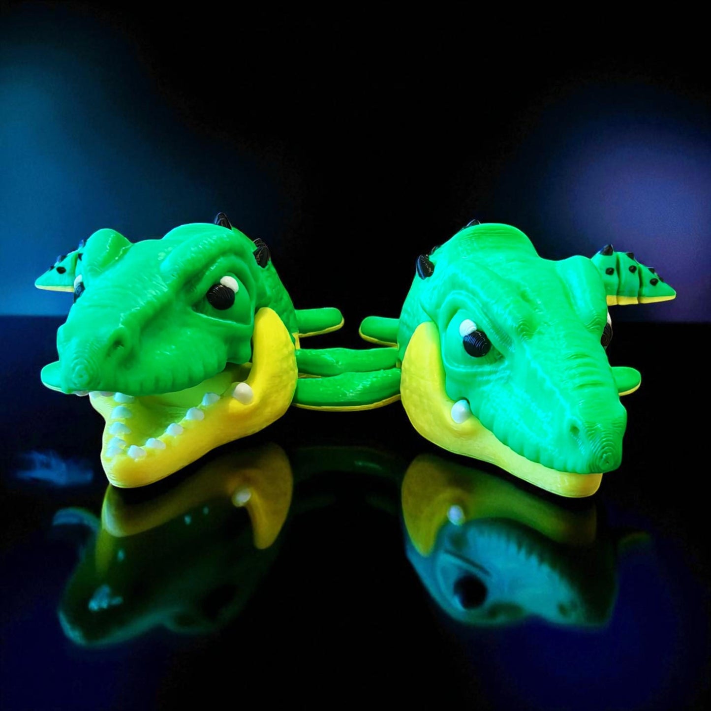 Little Biting Mosasaurus model – 3D Printed Articulated Dinosaur | Fidget Pet | Prehistoric Sea Creature Figure | Great Gift for Dino Fans
